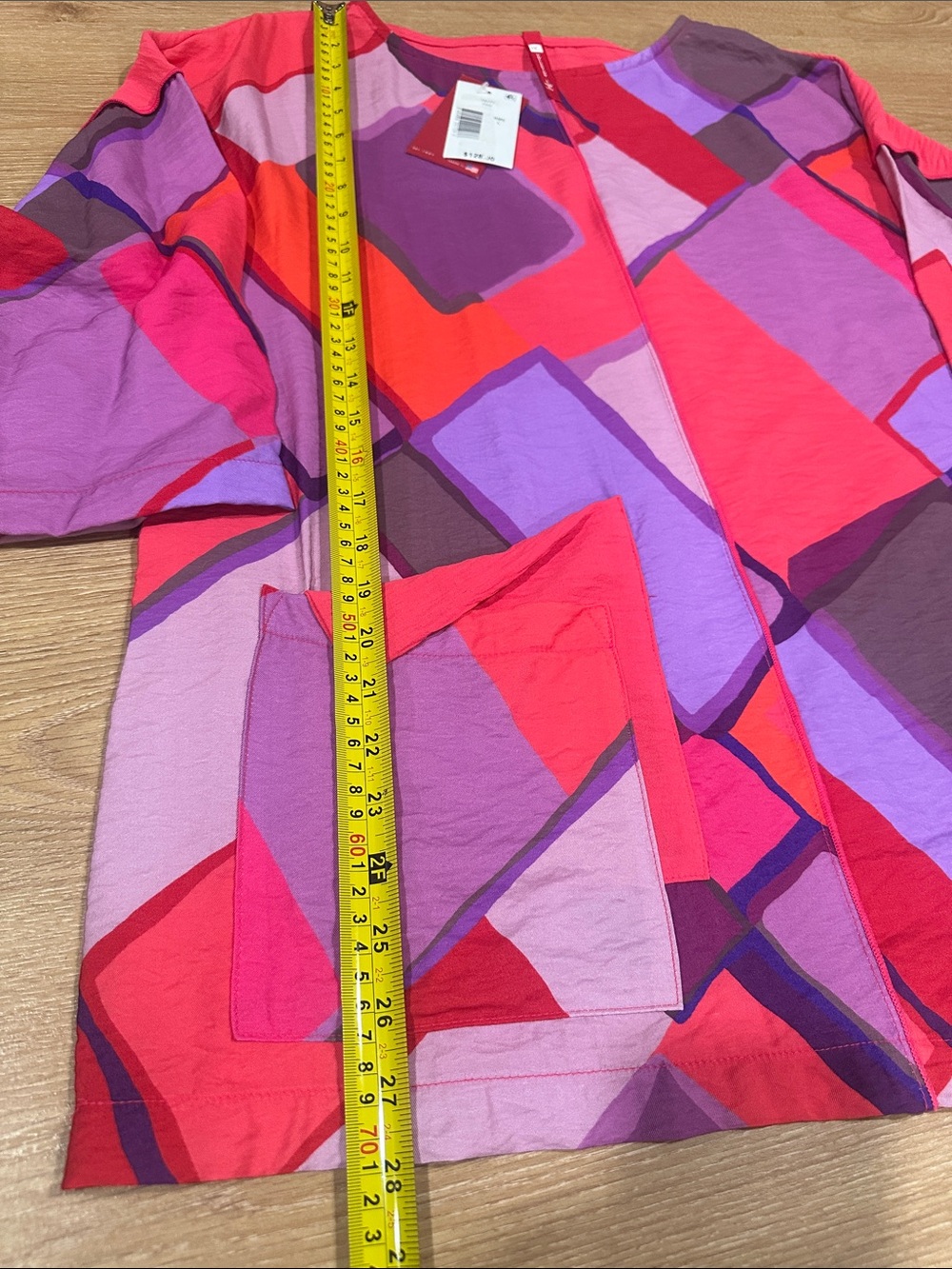 IC by CONNIE Asymmetrical Tunic Relaxed fit
3/4 Sleeves Pocket NWT $125 - Picture 6 of 8
